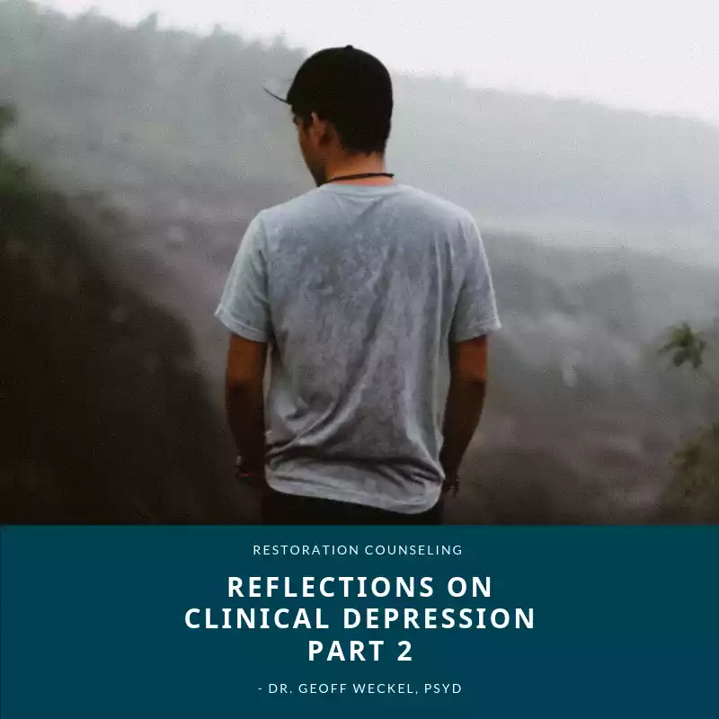 Reflections on Clinical Depression Impact on the Home, Part 2